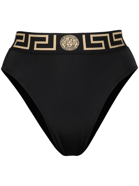 versace top bikini|versace high waist bikini bottom.